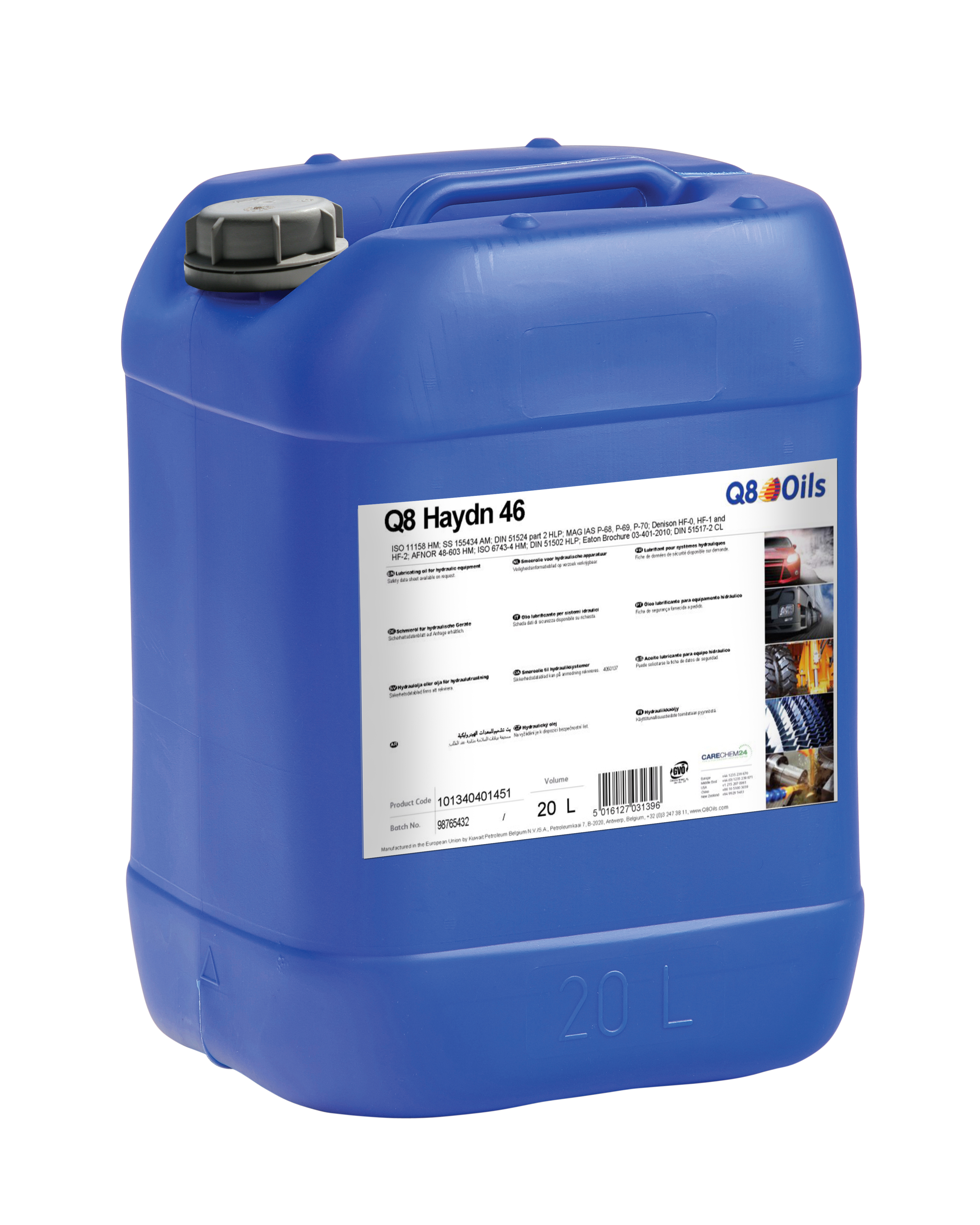 ebuy Craig International Hydraulic Oil Haydn 46 20Ltr Q8